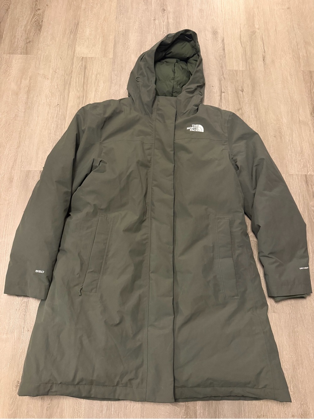The North Face Women's Recycled Brooklyn Parka Sz XXL Wreath Green